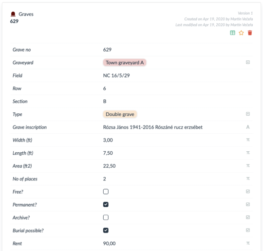 Cemetery Management Template – Let Papers Rest In Peace – Lumeer