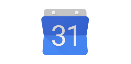 logo integrace google kalendáře