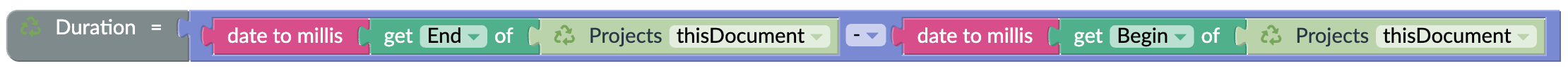 how to calculate the duration between two dates