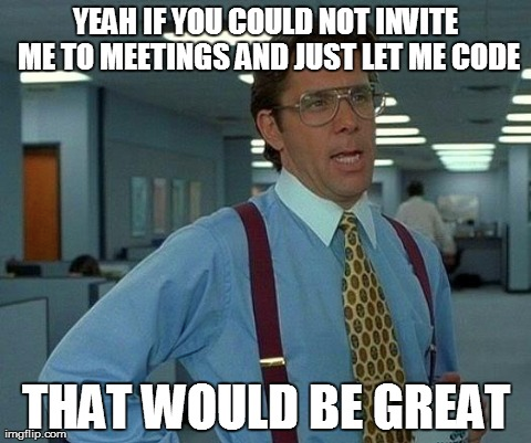 if you could not invite me to the online meeting and just let me code