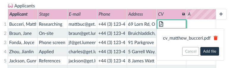 updating file attachments attribute data type